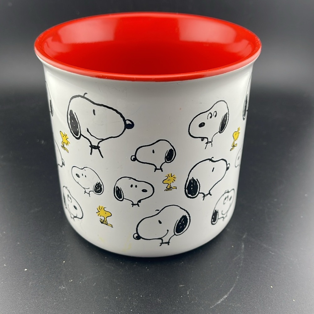 Peanuts Snoopy & Woodstock Lg.21 Oz. Coffee/SOUP CUP - Picture 2 of 4